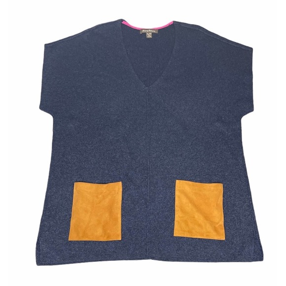 Tommy Bahama Wool & Leather Sweater XL - Picture 1 of 4